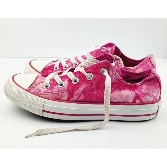 CONVERSE Pink Tie Dye Women's SNEAKERS - Size 6 - Picture 4 of 6